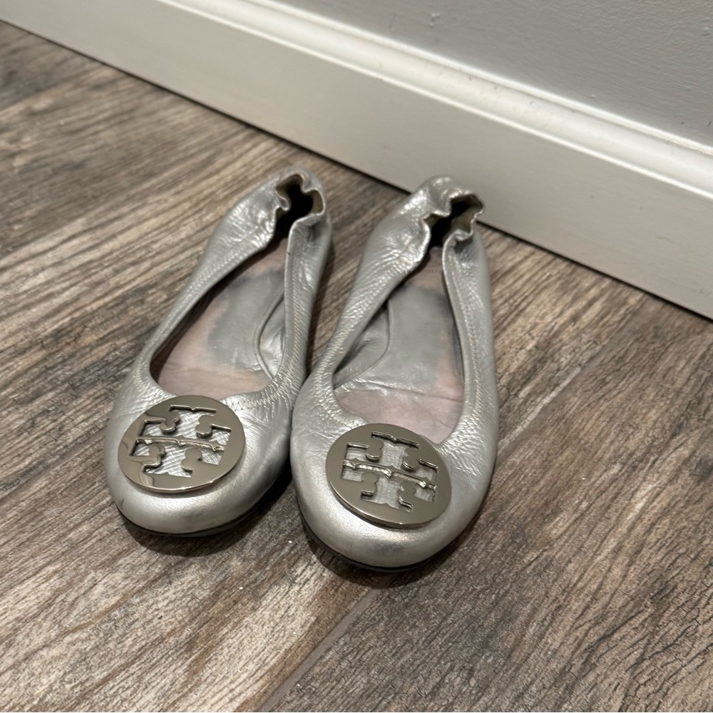 Tory Burch Ballet flats - silver - size 9